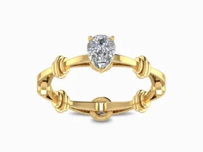 Pristine-Pyrus-Solitaire-Ring-Yellow-Gold-Front-View