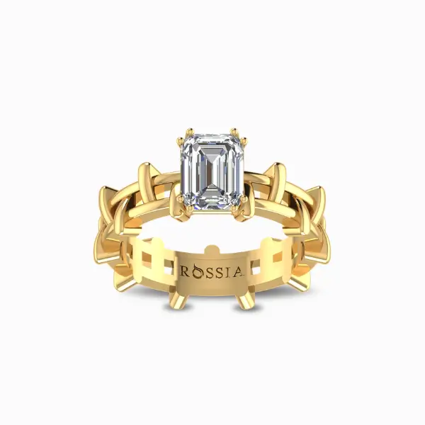Riveria-Elegant-Natural-Solitaire-Ring-Yellow-Gold-Front-View