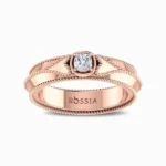 Robin-Diamond-Ring-For-Men-Rose-Gold-Front-View