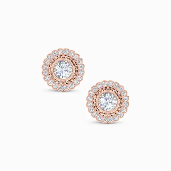 Stunning Diamond Earrings Stud