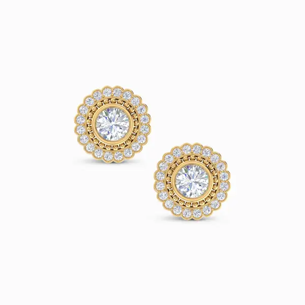 Stunning Diamond Earrings Stud