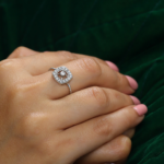 Cushion Halo Diamond Ring