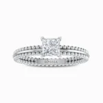 Zinnia-Promise-Natural-Diamond-Ring-White-Gold-Front-View