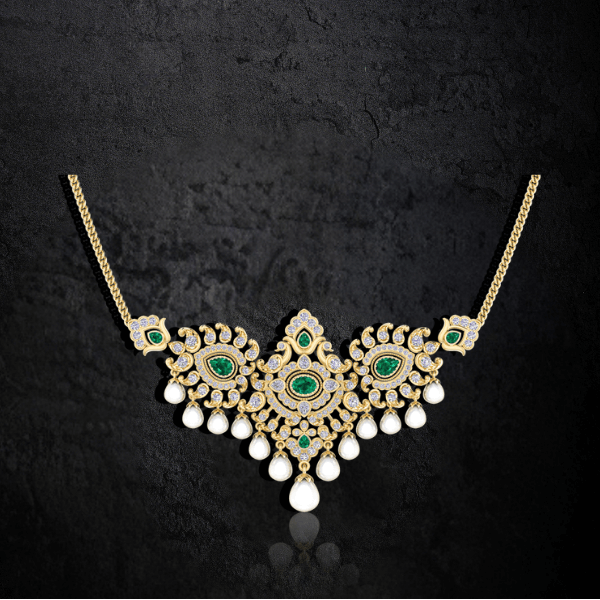traditional-diamond-necklace-set