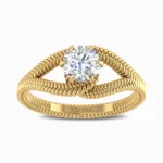 1-Carat-Natural-Solitaire-Ring-Yellow-Gold-Front-View