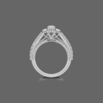Enticing Trellis Diamond Ring