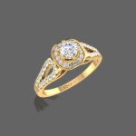 Lustrous Diamond Ring