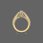 Enticing Trellis Diamond Ring