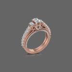 Enticing Trellis Diamond Ring