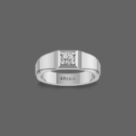 Round Cut Diamond Men Ring