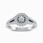 Cara-Natural-Diamond-Engagement-Ring-White-Gold-Front-View