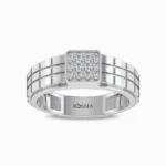 Edward-Natural-Diamond-Men-Ring-White-Gold-Front-View