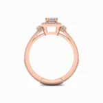Emerald-Cut-Natural-Diamond-Engagement-Ring-Rose-Gold-Basket-View