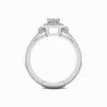 Emerald-Cut-Natural-Diamond-Engagement-Ring-White-Gold-Basket-View