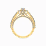 Enticing-Threestone-Oval-Cut-Natural-Diamond-Engagement-Ring-Yellow-Gold-Basket-View