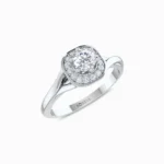 Gleaming-Natural-Diamond-Ring-White-Gold-Side-View