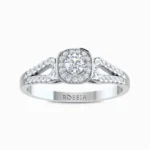 Lustrous-Natural-Diamond-Ring-White-Gold-Front-View