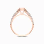 Mesmerizing-Natural-Diamond-Ring-For-Women-Rose-Gold-Basket-View