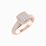 Mesmerizing-Natural-Diamond-Ring-For-Women-Rose-Gold-Side-View