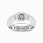 Noah-Naural-Diamond-Ring-For-Men-White-Gold-Front-View