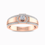 Oliver-Natural-Diamond-Ring-For-Men-Rose-Gold-Front-View