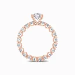 Reigning-Oval-Natural-Diamond-Ring-For-Women-Rose-Gold-Basket-View