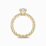 Reigning-Oval-Natural-Diamond-Ring-For-Women-Yellow-Gold-Basket-View