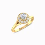 Sparkling-Natural-Diamond-Yellow-Gold-Side-View