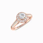 Timeless-Natural-Diamond-Ring-Rose-Gold-Side-View