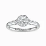 Timeless-Natural-Diamond-Ring-White-Gold-Front-View