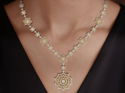 rossia-gold-and-diamond-necklace-model-shoot