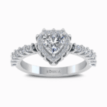 0.75-Ct-Heart-Cut-Lab-Grown-Diamond-Halo -Ring-White-Gold-Front-View