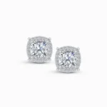 0.30 Ct Elongated Cushion Cut Lab Grown Diamond Studs