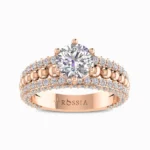 Balletic-Rhythm-Lab-Grown-Diamond-Ring-Rose-Gold-Front-View