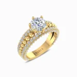 Balletic-Rhythm-Lab-Grown-Diamond-Ring-Yellow-Gold-Side-View