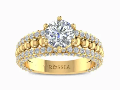 Balletic-Rhythm-Natural-Diamond-Ring-Yellow-Gold-Front-View