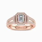 Emerald-Cut-Lab-Diamond-Engagement-Ring-Rose-Gold-Front-View