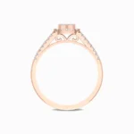 Enchanting-Princess-Cut-Lab-Diamond-Ring-Rose-Gold-Basket-View