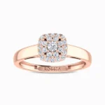 Entrancing-Lab-Grown-Diamond-Ring-Rose-Gold-Front-View