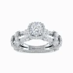 Interlaced-Vows-Mount-Lab-Diamond-Ring-White-Gold-Front-View