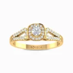 Lustrous Lab Grown Diamond Ring