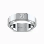 Chris-Lab-Grown-Diamond-Ring-For-Men-White-Gold-Front-View