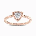 Clover-Promise-Lab-Diamond-Ring-Rose-Gold-Front-View