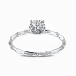 Dainty-Chic-Miracle-Plate-Lab-Diamond-Ring-White-Gold-Front-View