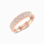 Dainty-Textured-Lab-Grown-Diamond-Wedding-Band-Rose-Gold-Side-View