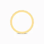 Dainty-Textured-Lab-Grown-Diamond-Wedding-Band-Yellow-Gold-Basket-View