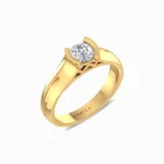 Daniel-Men’s-Lab-Grown-Diamond-Ring-Yellow-Gold-Side-View