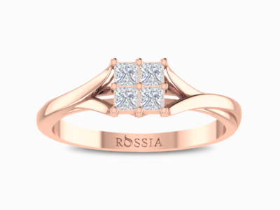 Dazzling-Lab-Grown-Diamond-Ring-Rose-Gold-Front-View