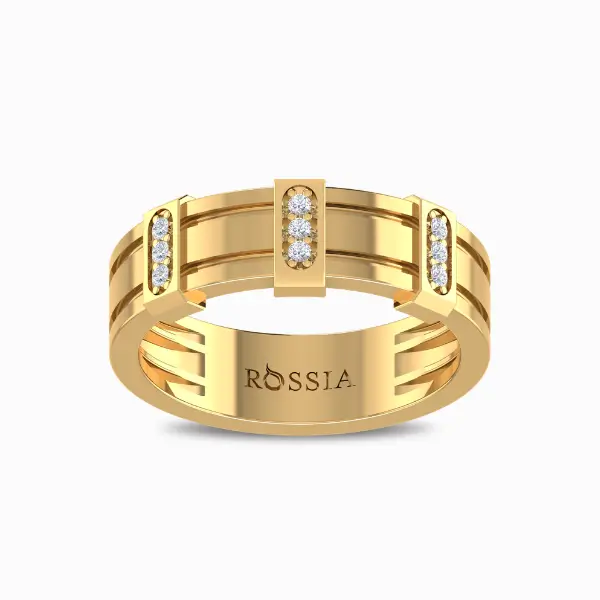 Dexter-Men’s-Lab-Grown-Diamond-Ring-White-Gold-Front-View-Yellow-Gold-Front-View Dexter Lab Grown Diamond Men's Ring