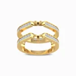 Lab Grown Prong Curved Ring Guard
